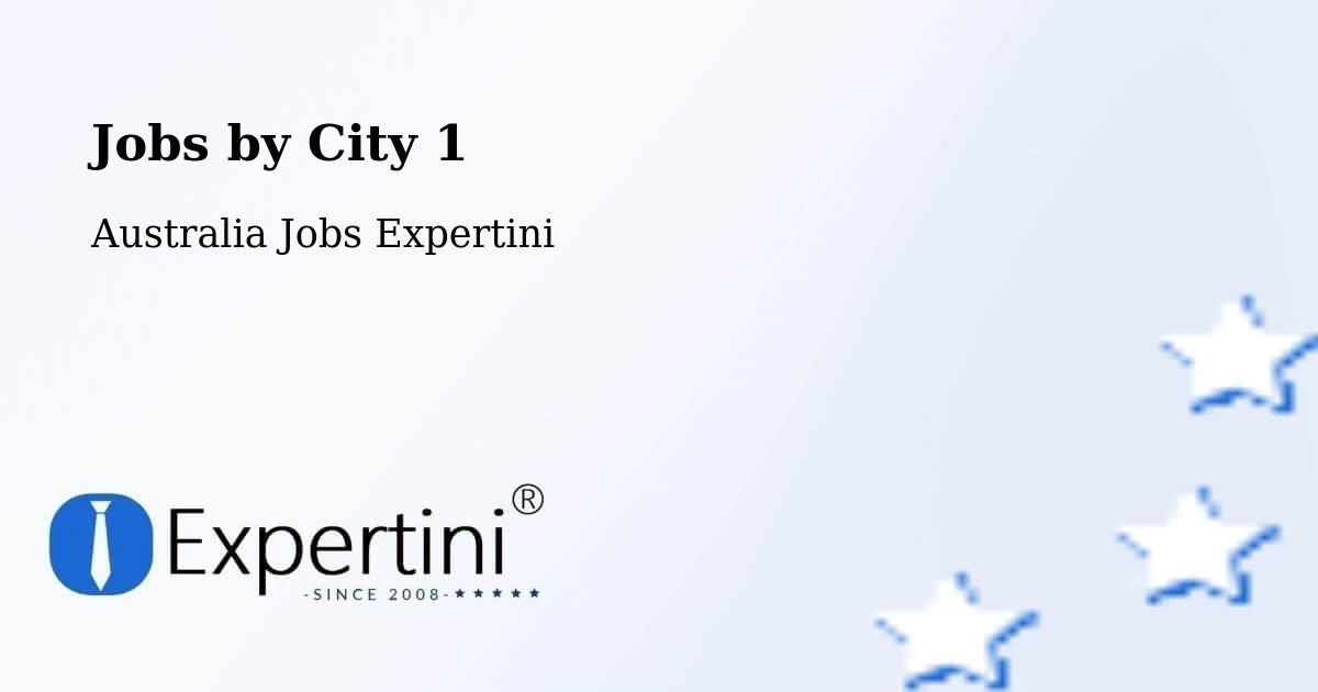 City Jobs in Australia - Expertini